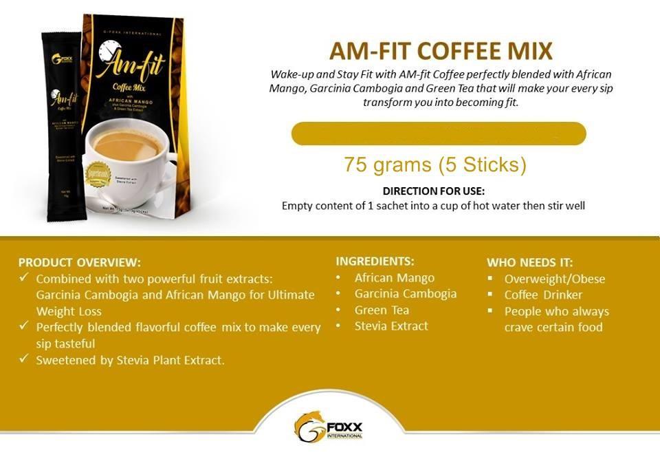 Am-Fit Slimming Coffee - Be Fit and Healthy with a cup of Coffee