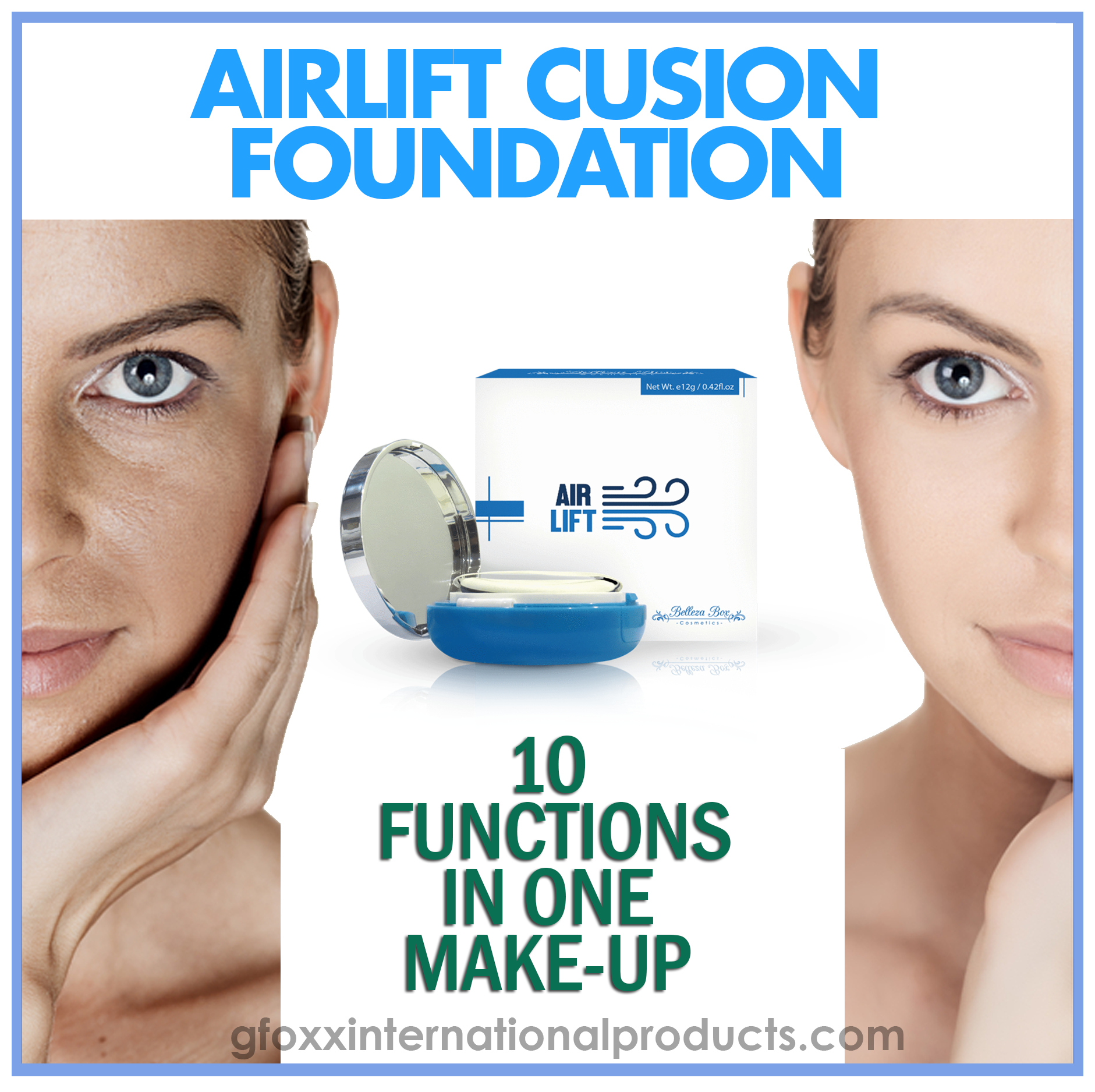 Airlift Cushion 10 in 1 Foundation Compact